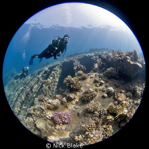 A dive on the Kimon M, Red Sea by Nick Blake 